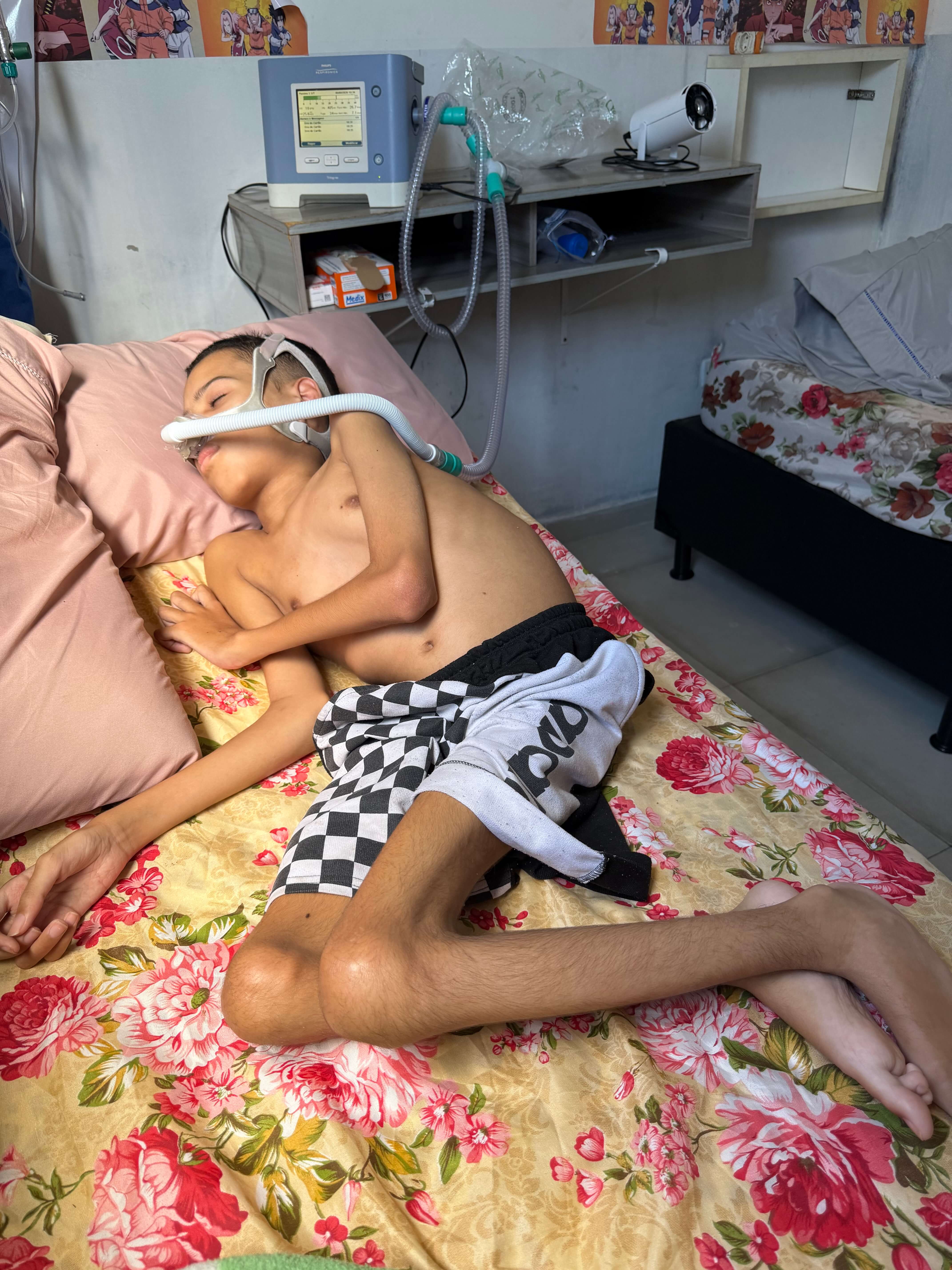 Kauê e sua mãe Priscila